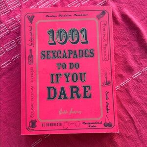 1001 Sexcapades Book in Pink